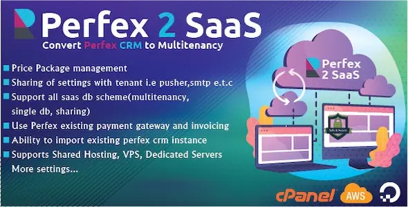 Perfex SaaS Module(0.3.6) – Multi-inquilinos para Perfex CRM