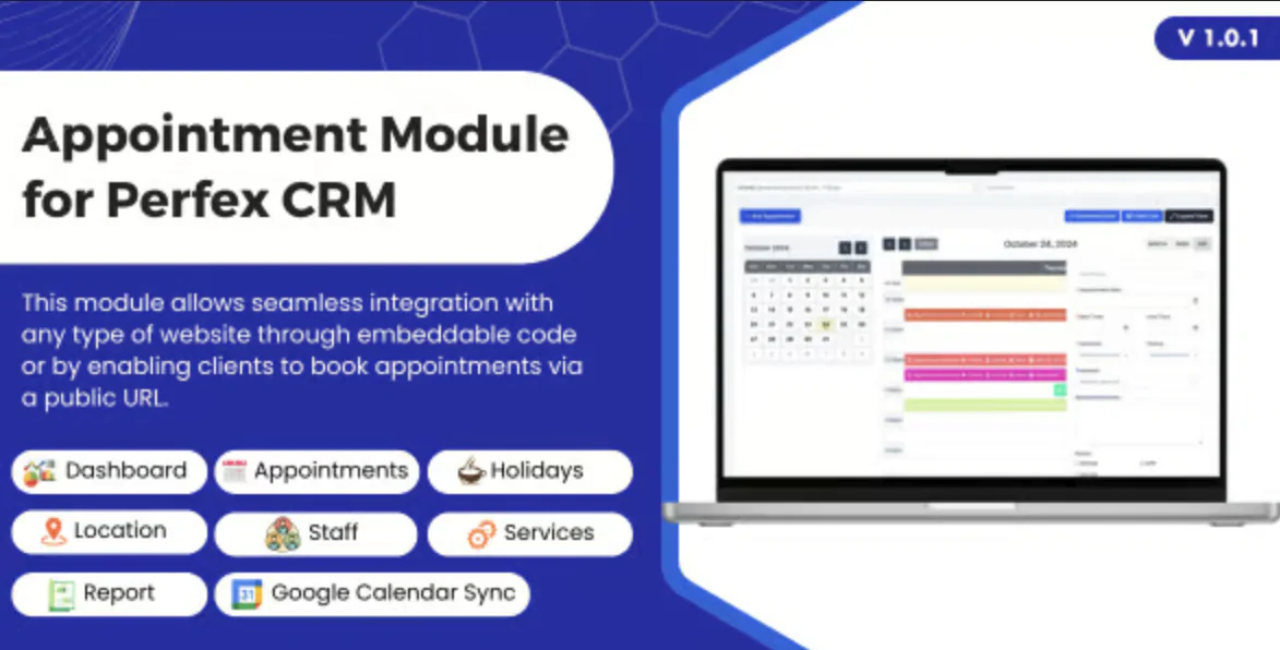 Appointment Module | Perfex CRM
