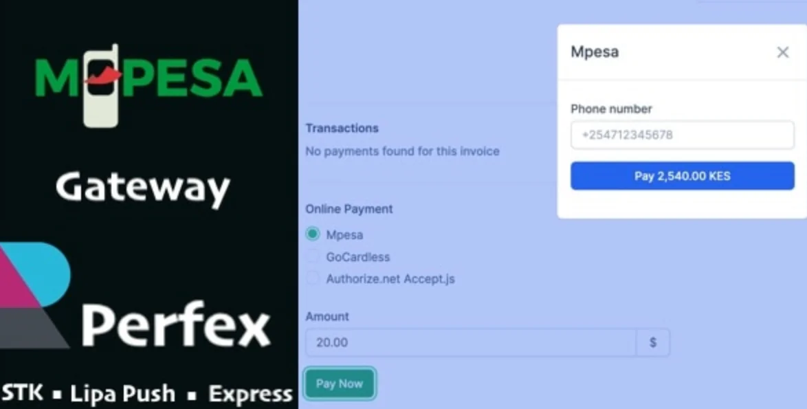 Mpesa Gateway | Perfex CRM