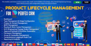 Product Lifecycle Management para Perfex CRM