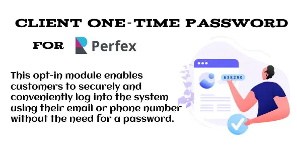 Client One-Time Password Autenticação OTP | Perfex CRM