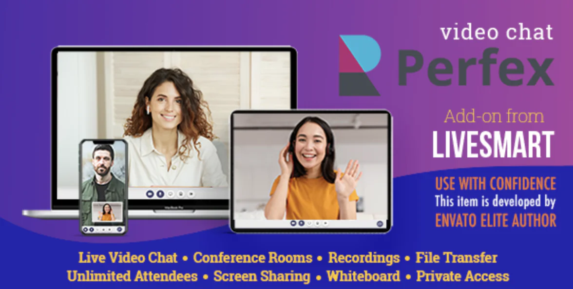 LiveSmart Video Chat Add-on | Perfex CRM