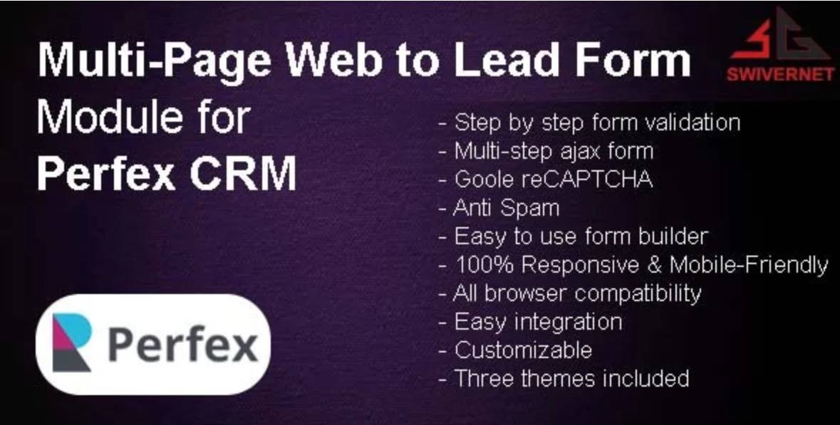 Multi-Page Web to Lead Form | Perfex CRM