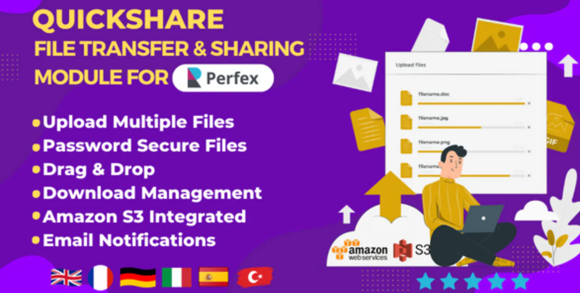 QuickShare - File transfer & sharing | Perfex CRM